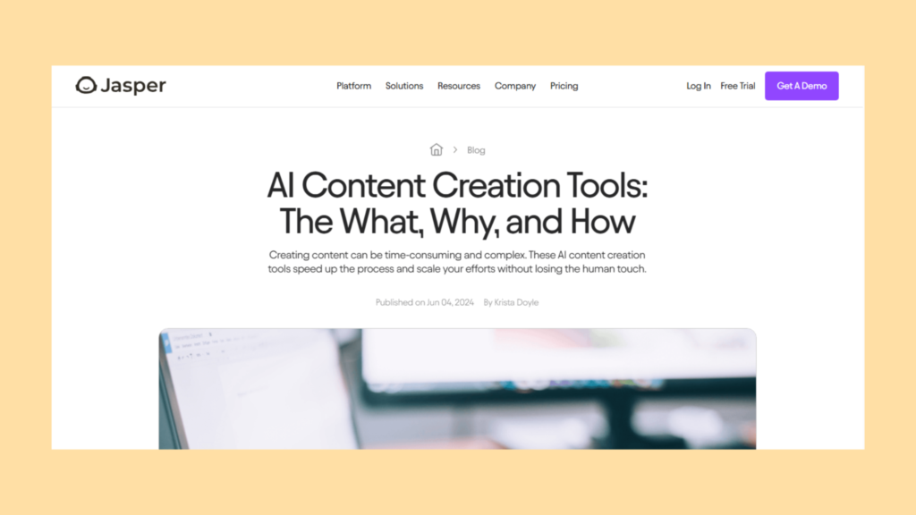 Jasper: Advanced Content Creation for Miami B2B Marketers