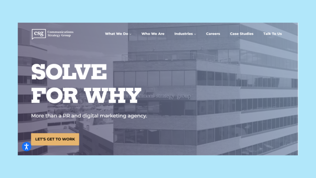 Communications Strategy Group (CSG): Industry-Focused PR