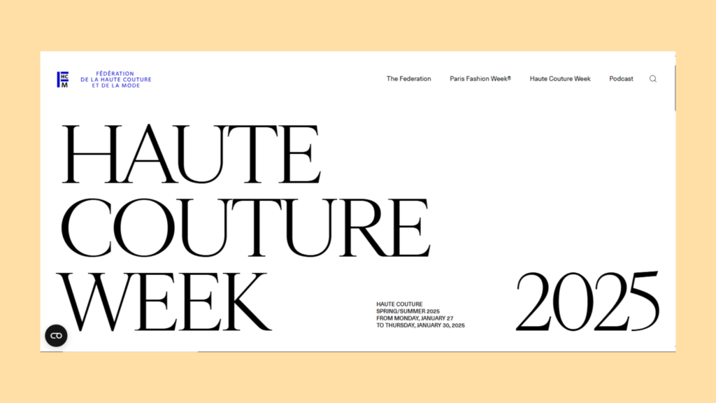 What are Important Dates for Luxury Brands: Haute Couture Week (July 2025)