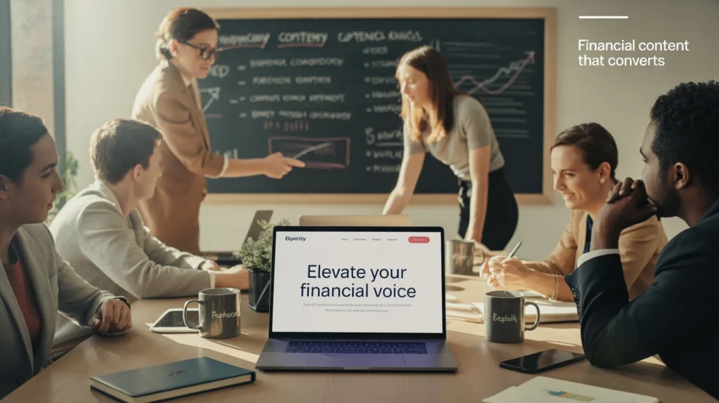 Key Services Offered by a Financial Content Marketing Agency