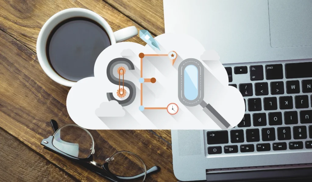 Cloud SEO Concept