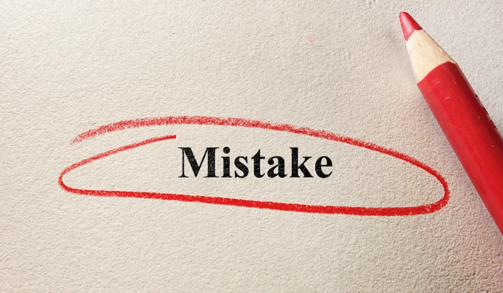 Red Marker Mistake