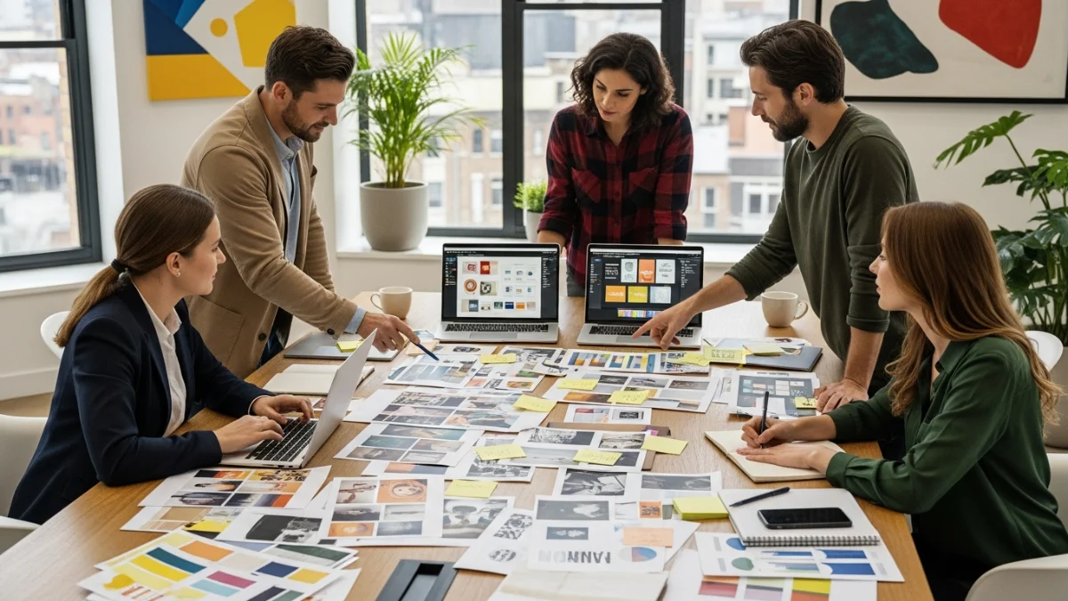 Clear confident brand identity