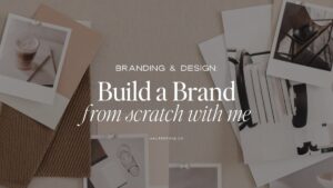 build a brand from scratch