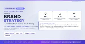 what is brand strategy complete guide to brand identity SEO trust and digital positioning in 2026 by Brandsholder