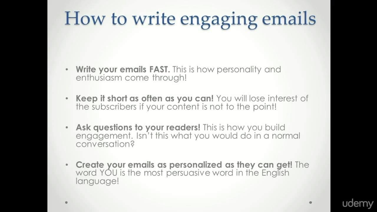 promotional email writing